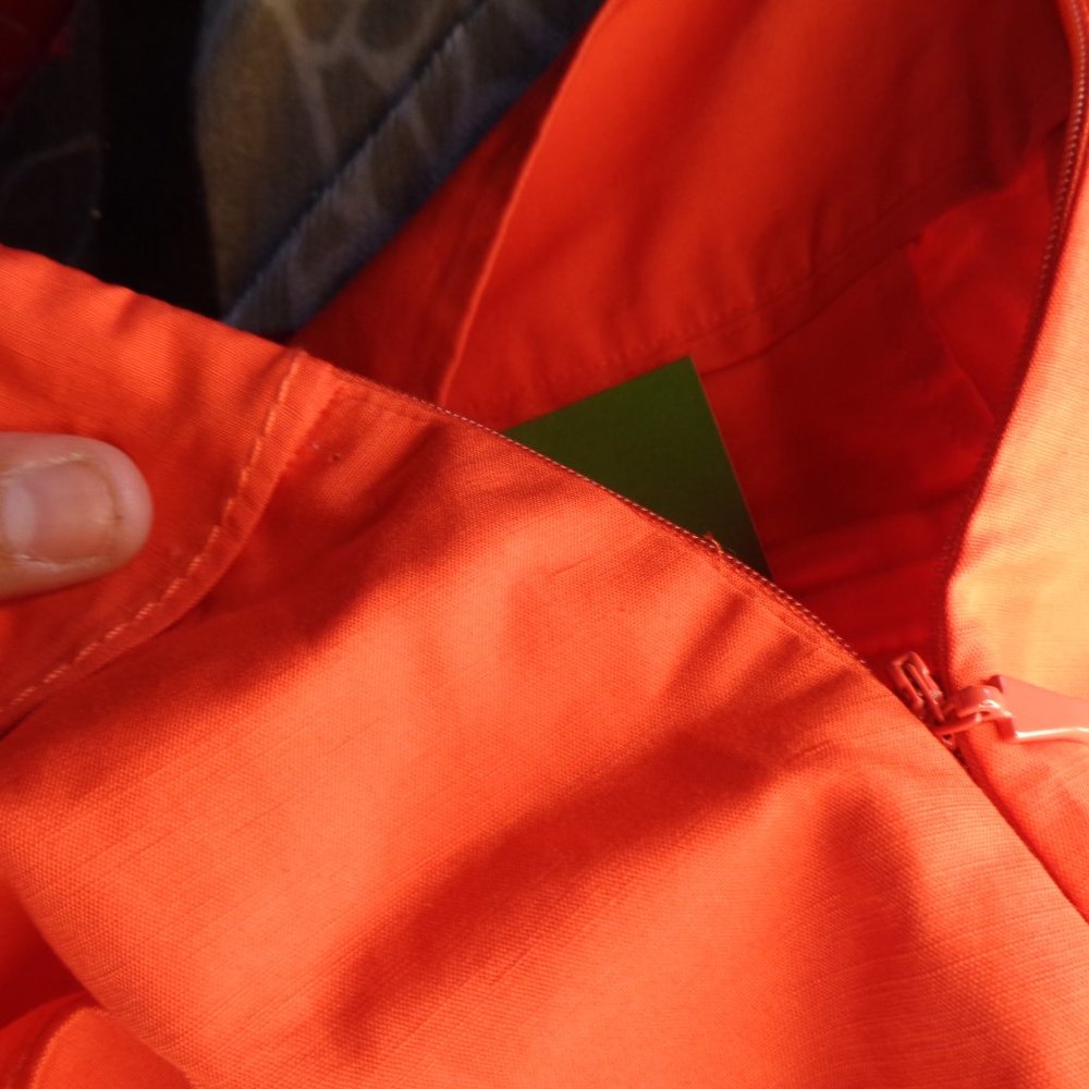 Kate Spade Bright Orange Cotton Linen Culottes - Picture 5 of 12